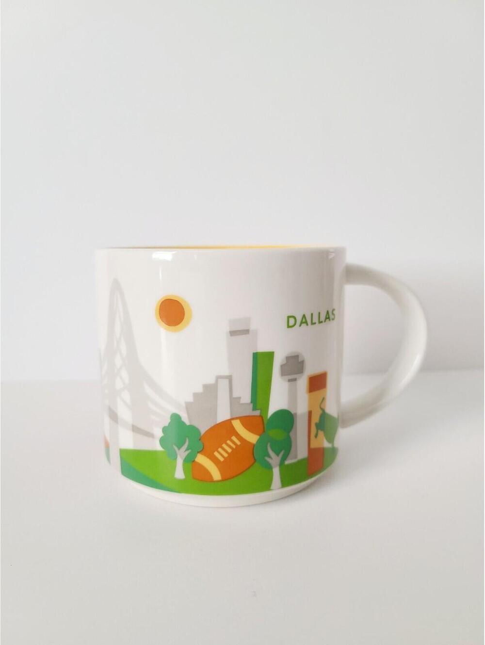 Starbucks Collectible Coffee Mug You are Here DALLAS Collectible 2015 14oz Texas